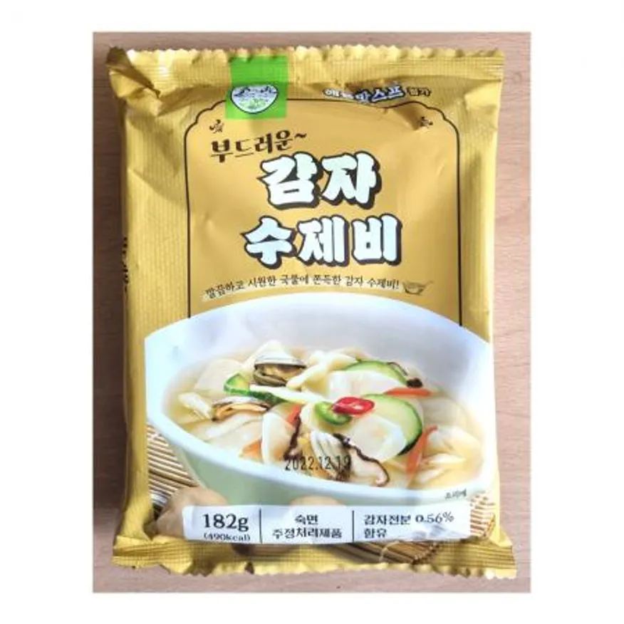 부드러운 감자수제비 182g 송학 10개 이미지