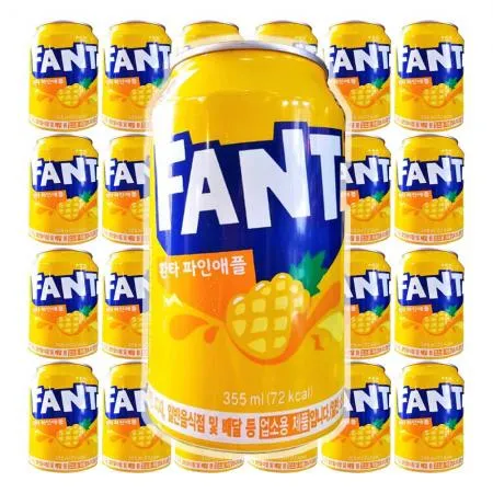 환타 파인애플 355ml x 24캔 업소용