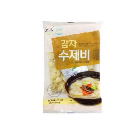 감자수제비 500g(스프포함) 송학 10개