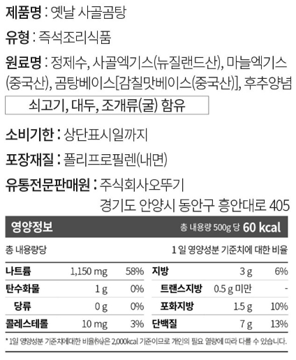 상품정보제공고시