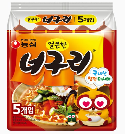 (농심)얼큰한너구리멀티(박스)