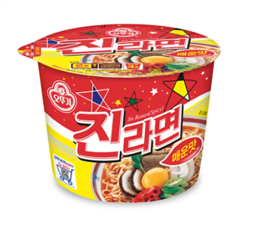 (오뚜기)진라면매운맛용기(박스) 이미지