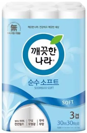 (대한펄프)깨끗한나라순수소프트30m*30롤 이미지