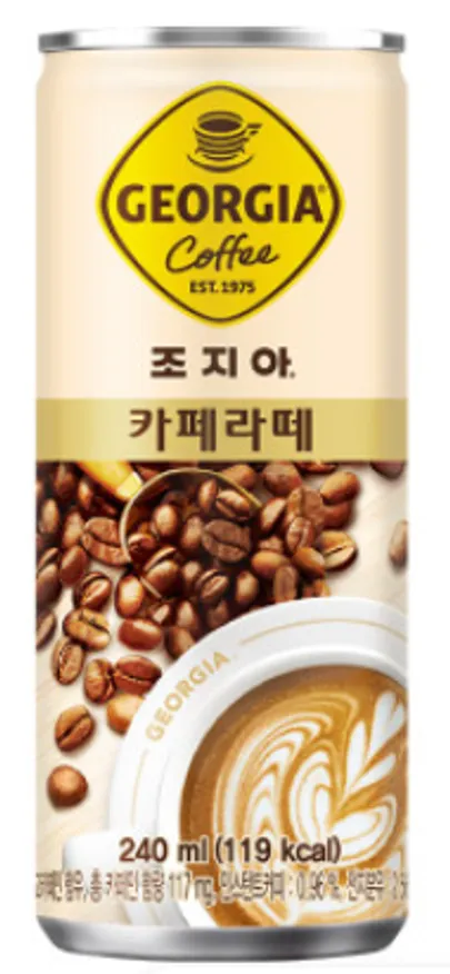 (코카콜라)조지아카페라떼240ml(박스) 이미지