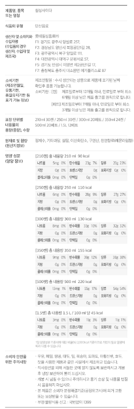 상품정보제공고시