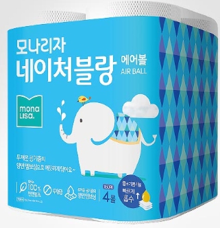 (모나리자)네이처블랑에어볼키친타올150매+4롤