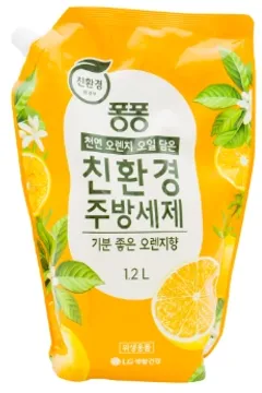 (LG생활)(위)퐁퐁친환경주방세제오렌지리필