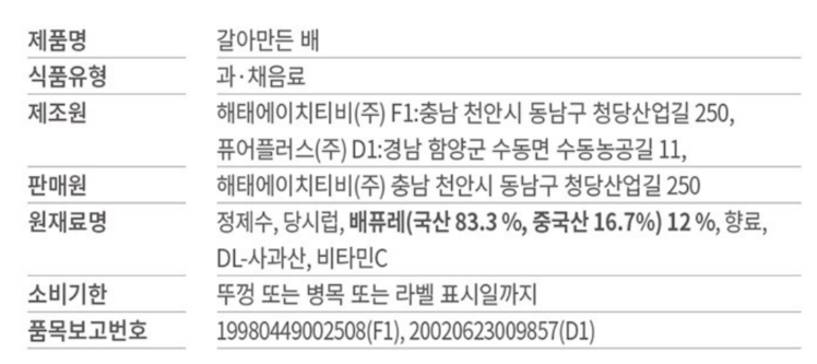 상품정보제공고시