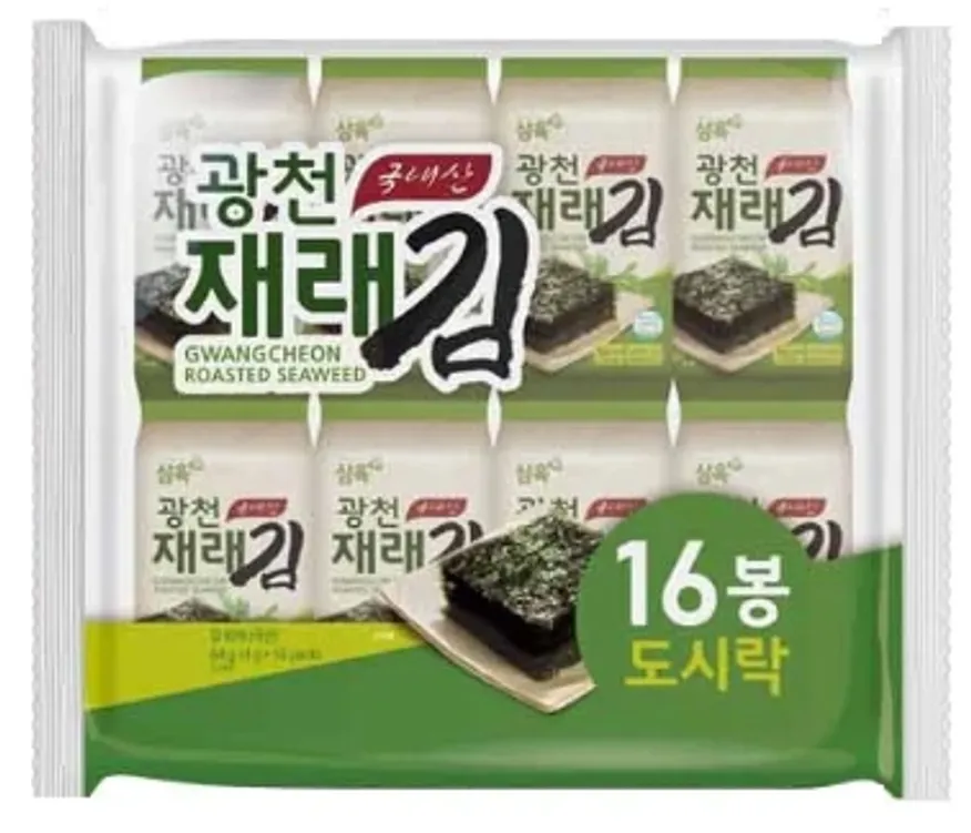 (삼육)광천재래도시락김16단김(4g*16봉) 이미지