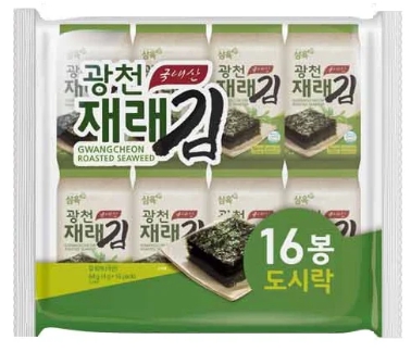 (삼육)광천재래도시락김16단김(4g*16봉)