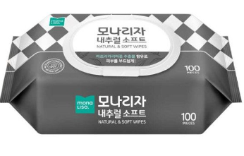 (모나리자)내추럴소프트물티슈100매(박스)