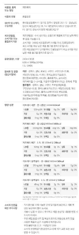 상품정보제공고시