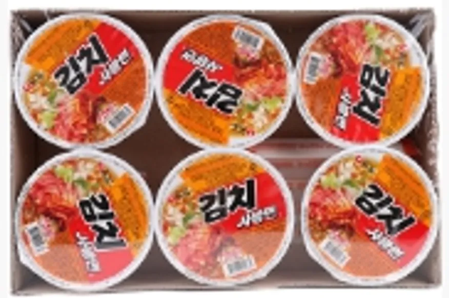 (농심)김치사발면컵6입 이미지