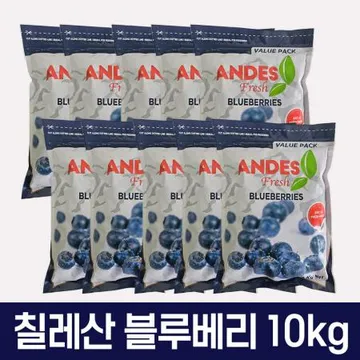 칠레산 프리미엄 냉동 블루베리 10kg