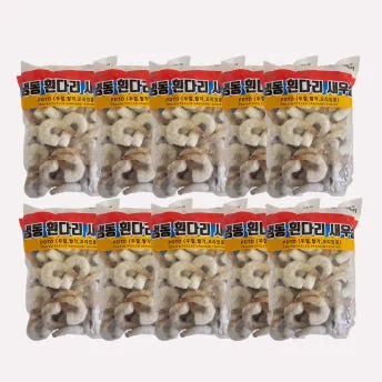 가성비 칵테일새우 900g 10봉 21/25 중국산 이미지