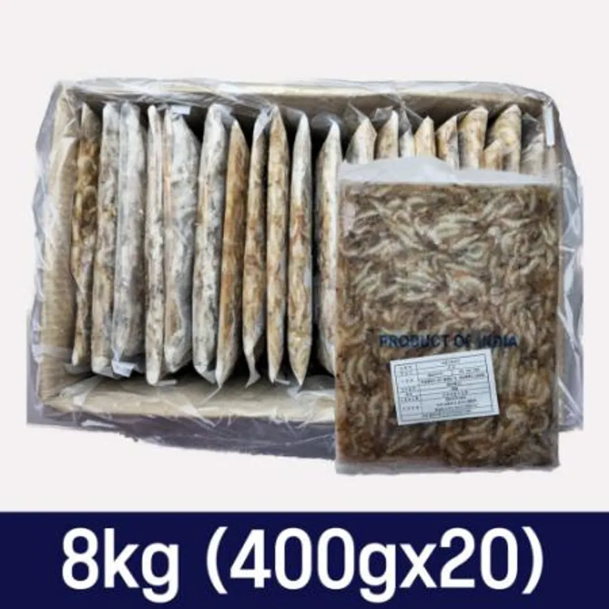 민물새우 8kg 인도산 이미지