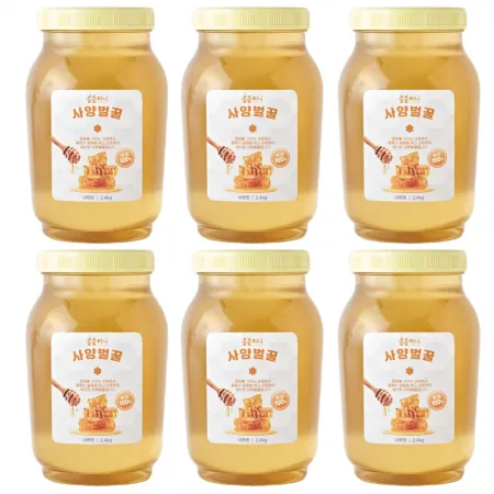 출출허니 사양벌꿀 2.4kg, 6개