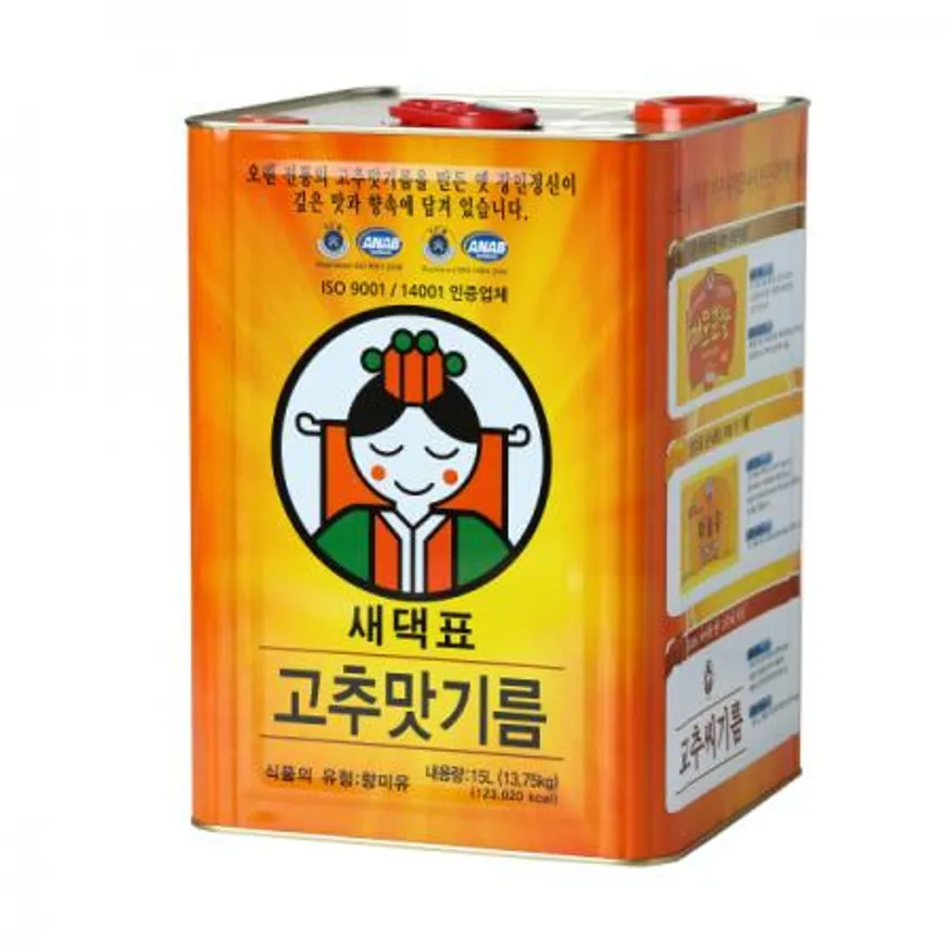 새댁표 고추맛기름 15L 고추기름 이미지