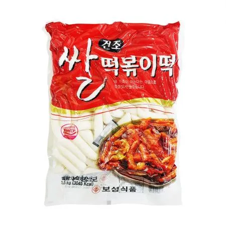 [보성] 진공쌀떡볶이 중中 1.5kg 쌀떡