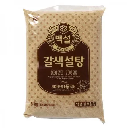[백설] 갈색설탕 3kg