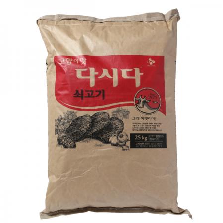 백설 소고기 다시다 25kg 쇠고기