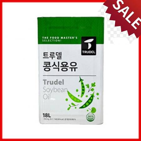 [비앤비] 트루델 콩식용유 18L 콩기름