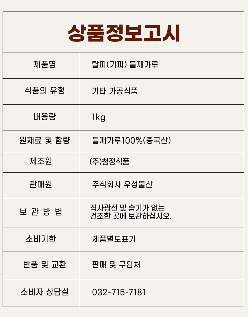 상품정보제공고시