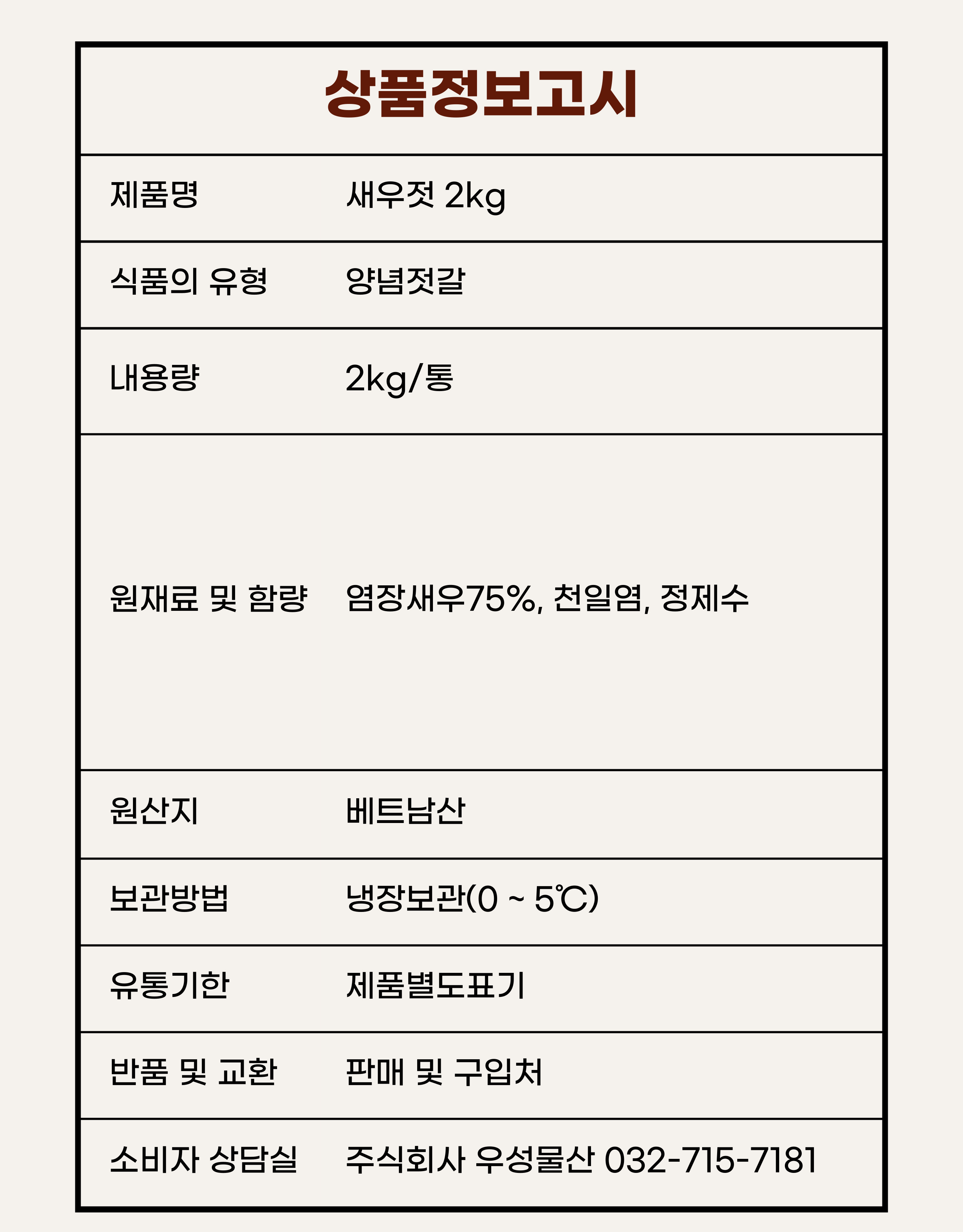 상품정보제공고시