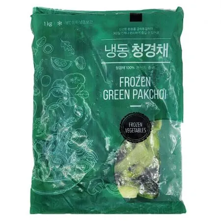 냉동야채 청경채 4-6cm cut 1kg