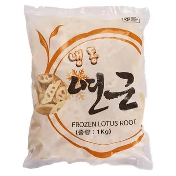 냉동야채 연근 슬라이스 1kg