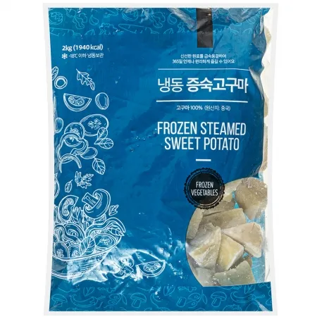 냉동야채 증숙 고구마 2kg