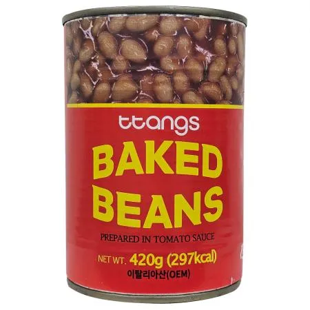 땅스 베이키드빈스 부대찌개콩 420g (상온)
