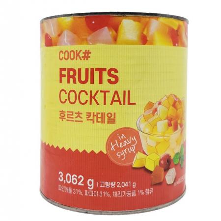 쿡샵 후르츠칵테일 3kg 필리핀 (상온)
