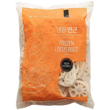 냉동야채 연근 슬라이스 1kg