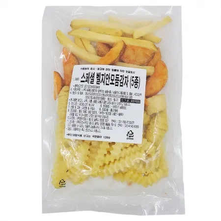 스페셜 벨지안 냉동 모듬감자 5종 400g
