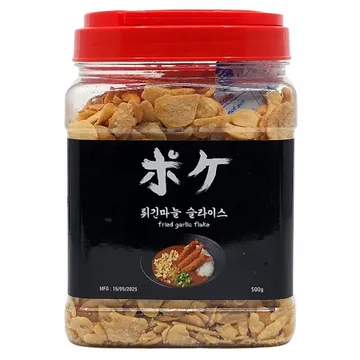 포케 튀긴마늘 슬라이스 갈릭칩 후레이크 500g