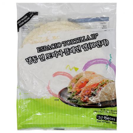 에스파씨오 냉동 밀또띠아 10인치 840g