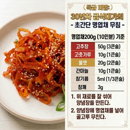 절단명엽채 3kg(150인분)  이미지