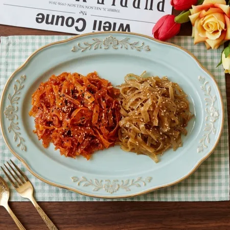 간장명엽채무침5kg(200인분) + 고추장명엽채무침5kg(200인분)  이미지