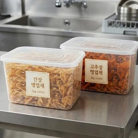 간장명엽채무침5kg(200인분) + 고추장명엽채무침5kg(200인분) 
