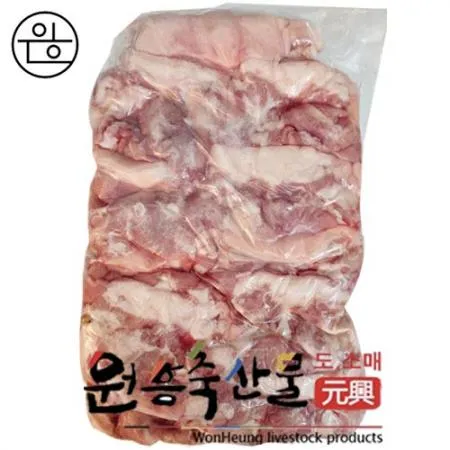 [원흥축산 배송] 국내산 한돈 덜미살 /꼬들살 2kg(냉동,원물) 이미지