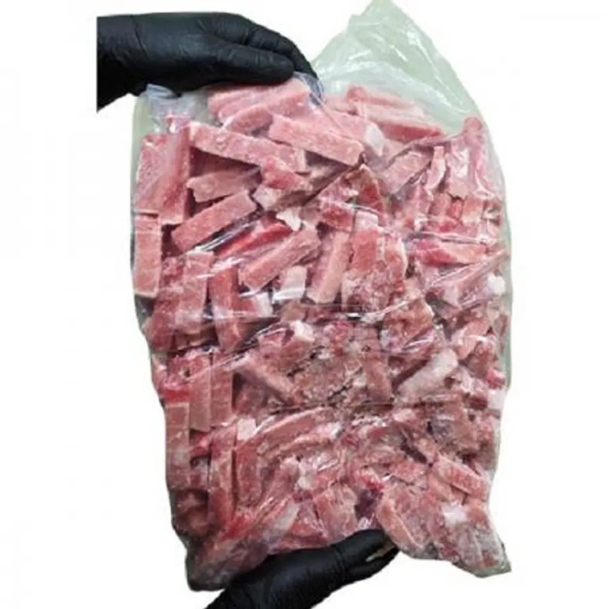 국내산 한돈등심탕수육용1.3cm~1.5cm 규격돈,수입아님,모돈아님 냉동 5kg 1팩 이미지