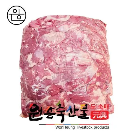 [원흥축산 배송] 국내산 냉동 한돈잡육 5KG