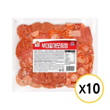 사조오양 부대찌개 모듬햄 1kg x 10개