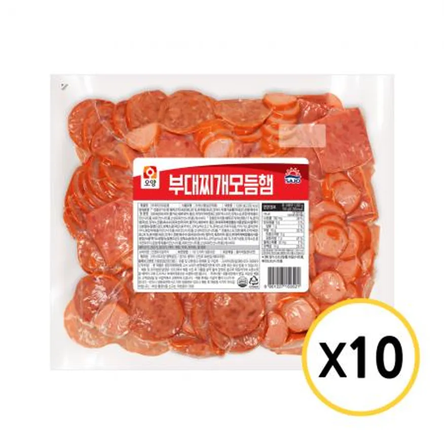 사조오양 부대찌개 모듬햄 1kg x 10개 이미지