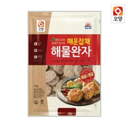 사조오양 매운 잡채 해물완자 1kg