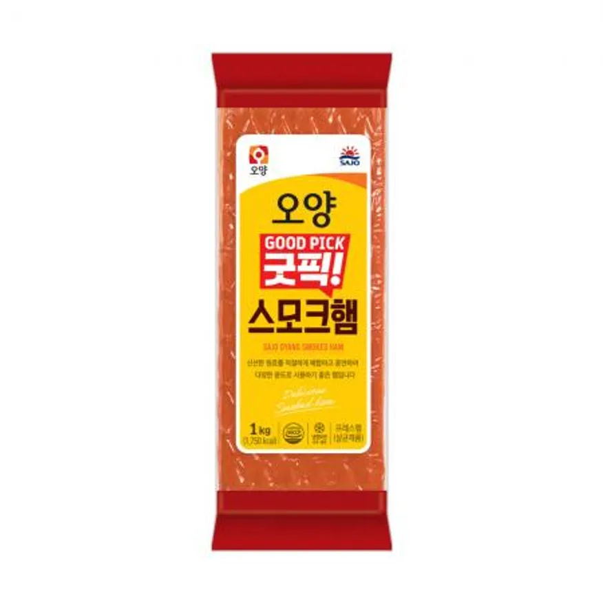 사조오양 굿픽 스모크햄 1kg 냉장 김밥햄 이미지