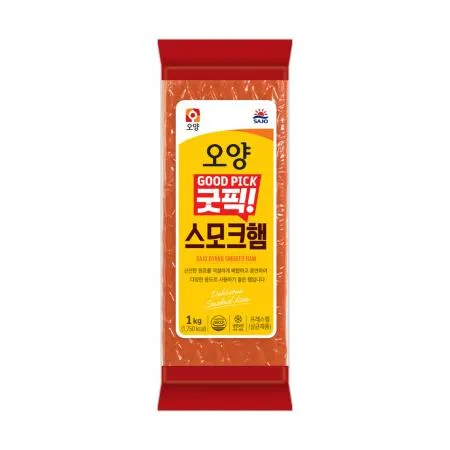 사조오양 굿픽 스모크햄 1kg 냉장 김밥햄 이미지