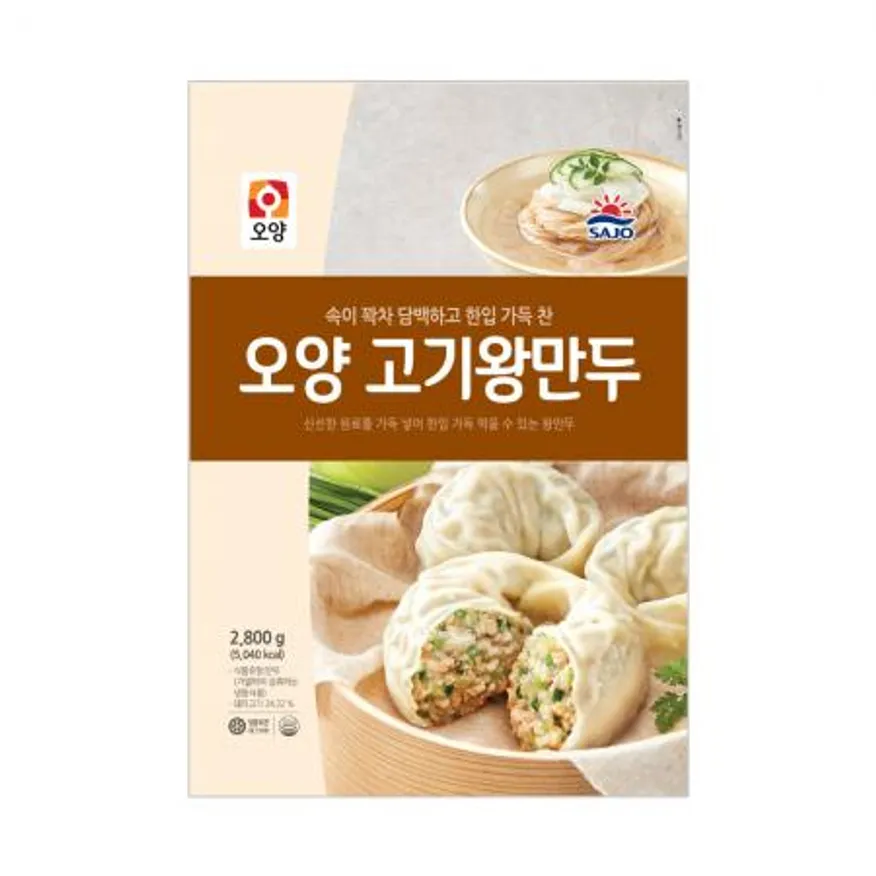 사조오양 고기 왕만두 2.8kg 이미지