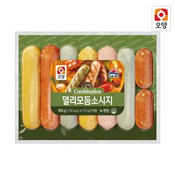 사조오양 델리 모듬 소시지 450g 소세지